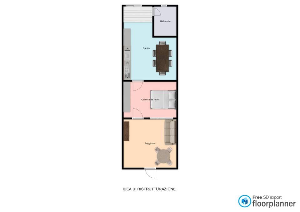 Village Apartment for Restoration in Monteodorisio