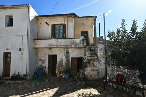 Small old stone house for renovation in rural village of Dories, East Crete